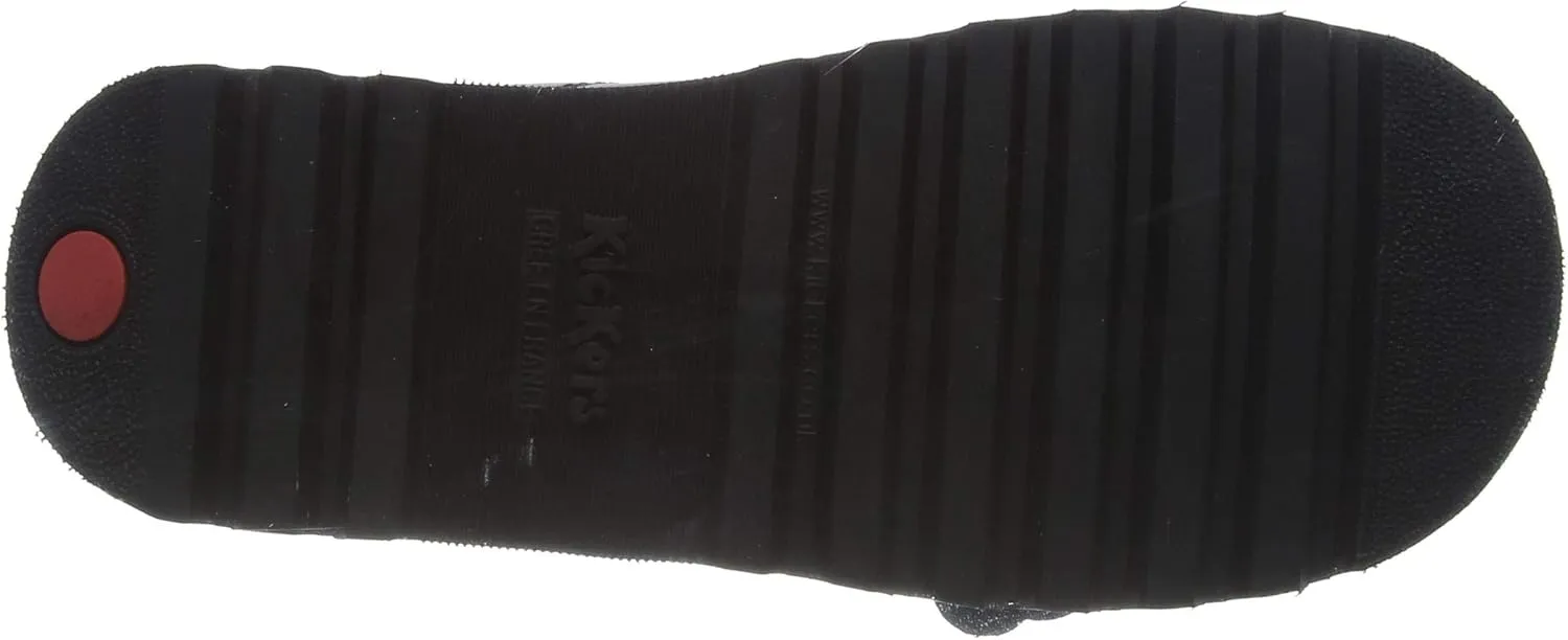 Kickers Men's Kick Lo Core Black Leather Shoes