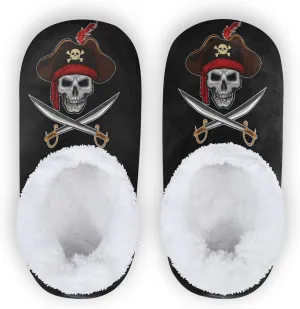 Kid's Slippers for Girls Boys, Memory Foam Anti-slip House Indoor Slippers for Home Bedroom Travel