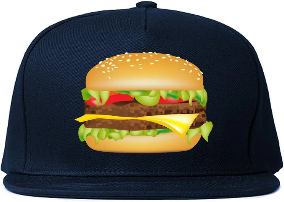 Kings Of NY Burger Chest Snapback Hat Cap