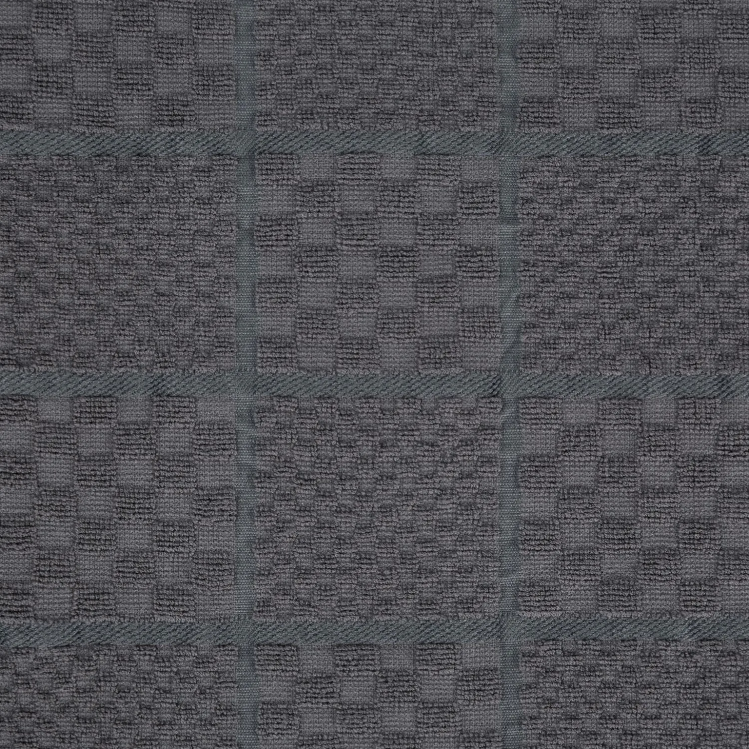 KitchenAid Quilted Cotton Terry Cloth Oven Mitt, Pot Holder Heat Resistant, 16"x26", 7"x13" & 7"x10", Charcoal Grey