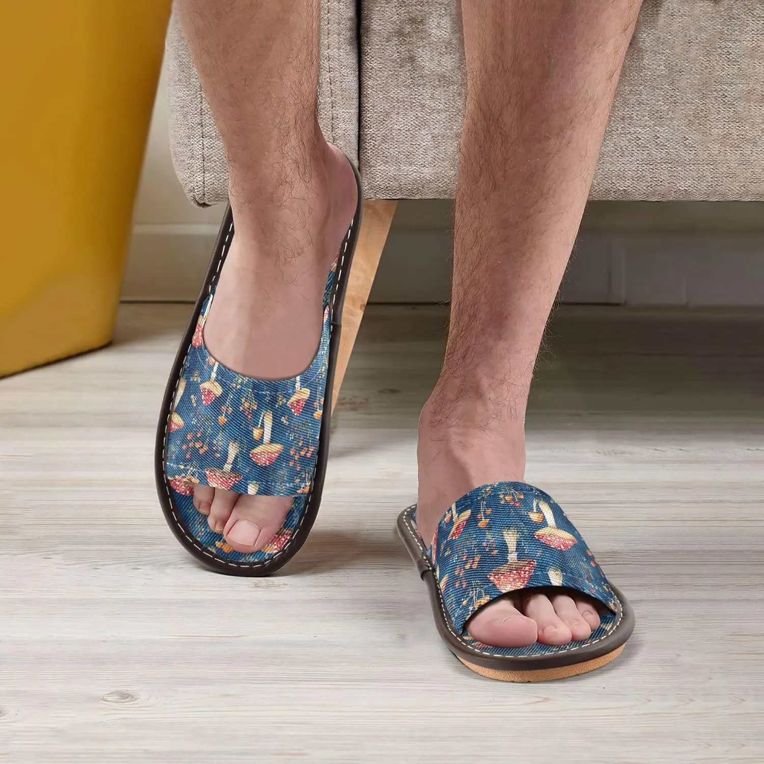 KLL Bathroom Shower Slippers Indoor and Outdoor Ultralight Soft Bedroom Slipper for Pool, Hotel, Travel