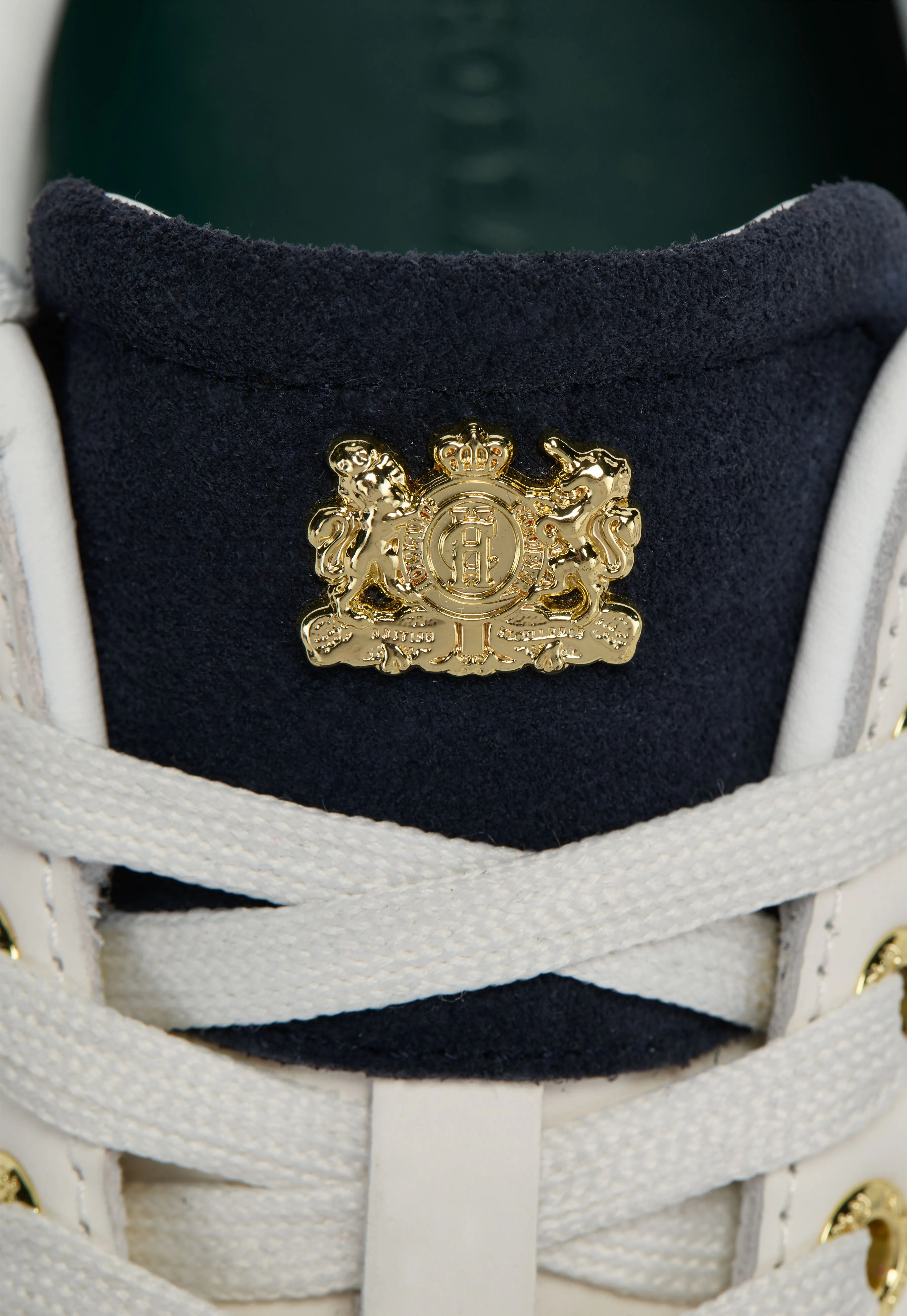 Knightsbridge Court Trainer (White Navy)