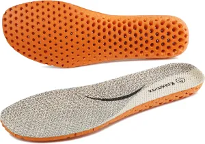 Knixmax Men's/Women's Sport Shoe Insoles Orthotic Inserts with Arch Support breathable Cushioning Shoe Pads Relieve Foot Pain Plantar Fasciitis Insoles beige EU 40