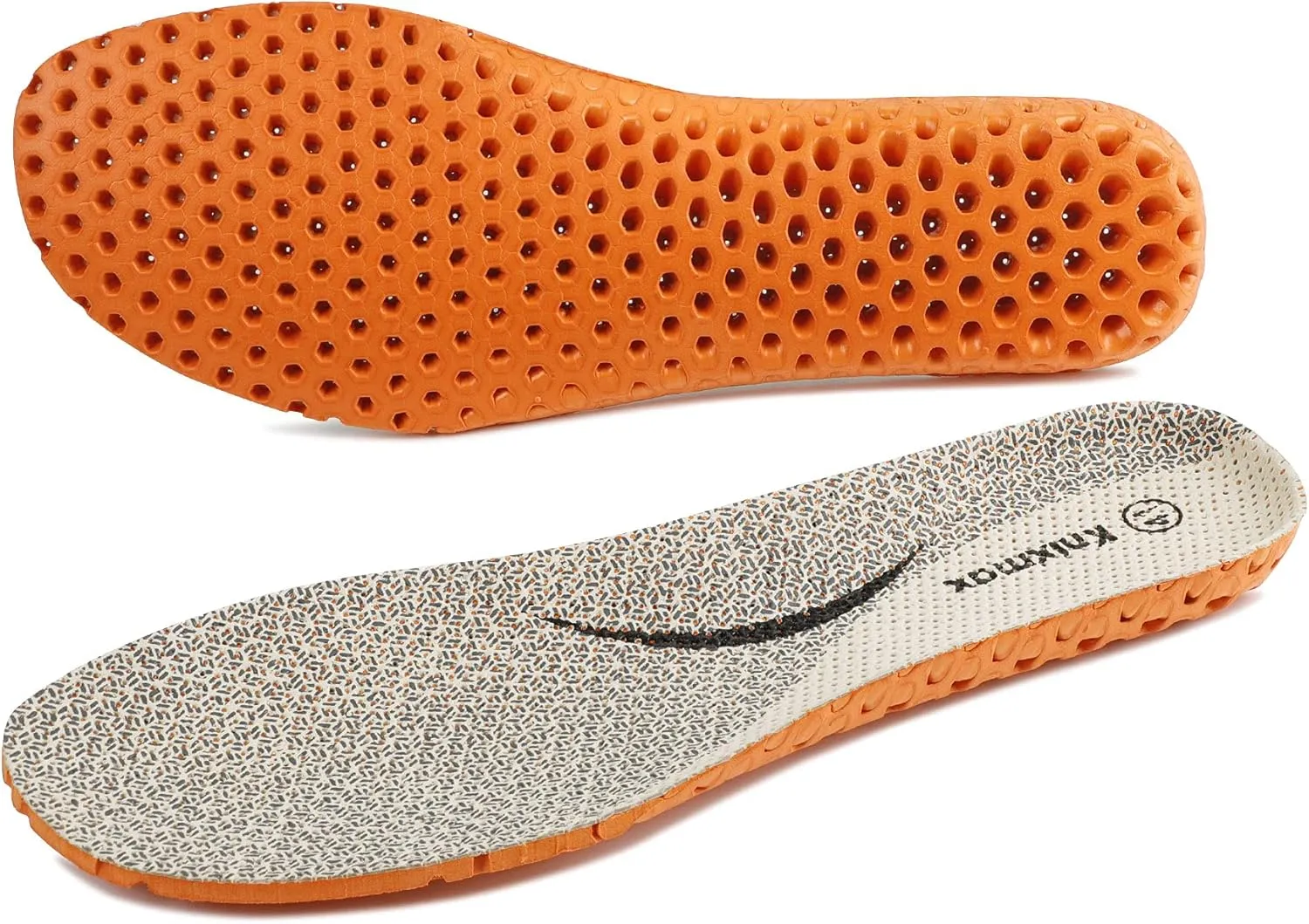 Knixmax Men's/Women's Sport Shoe Insoles Orthotic Inserts with Arch Support breathable Cushioning Shoe Pads Relieve Foot Pain Plantar Fasciitis Insoles beige EU 40