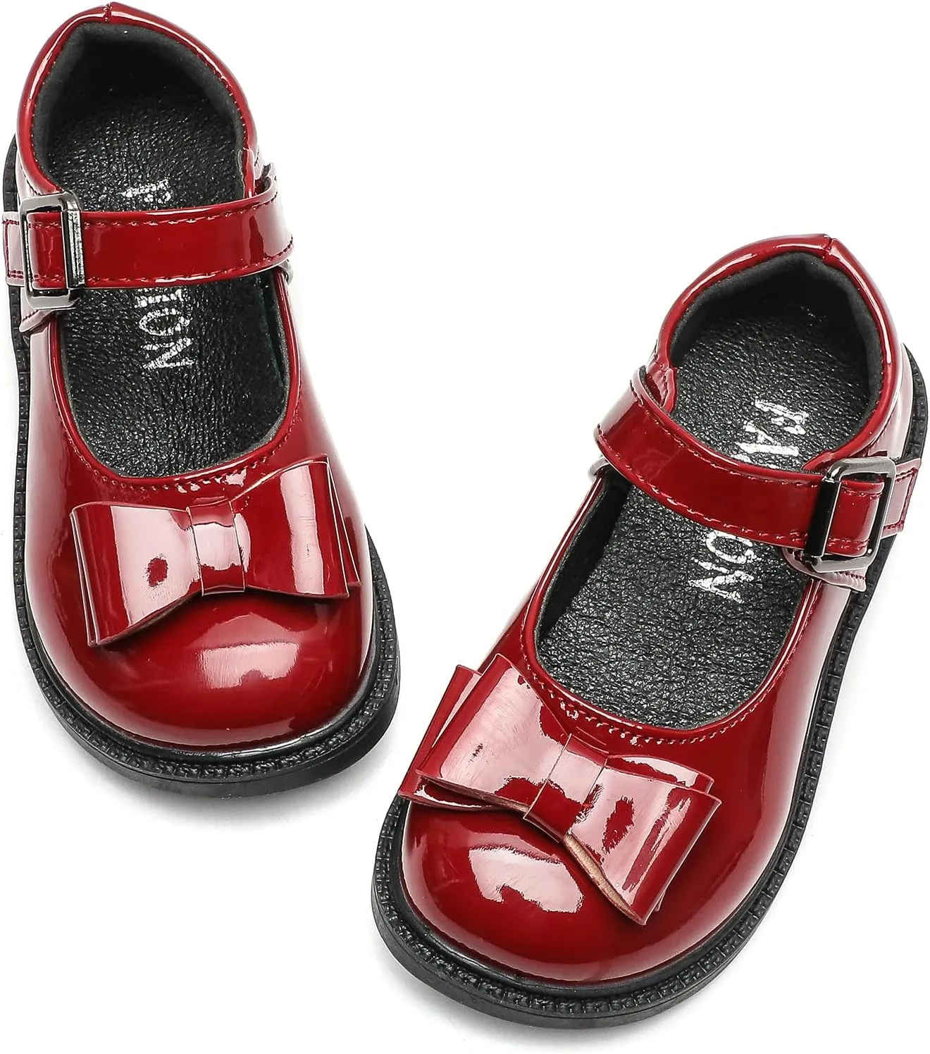 Komfyea Girl's Toddler/Little Kid Cute Bowknot Ballet Flat Dress Shoes