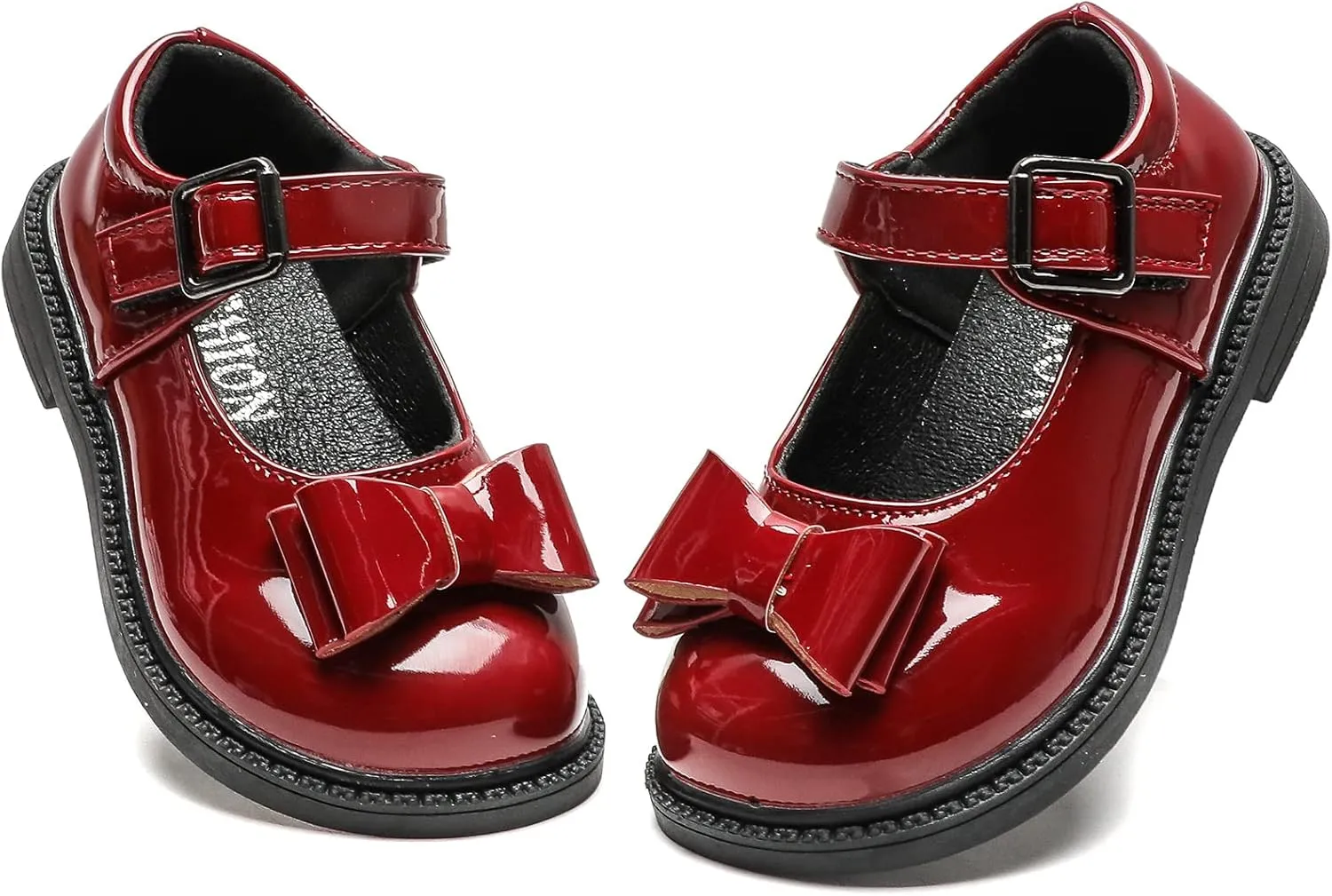 Komfyea Girl's Toddler/Little Kid Cute Bowknot Ballet Flat Dress Shoes