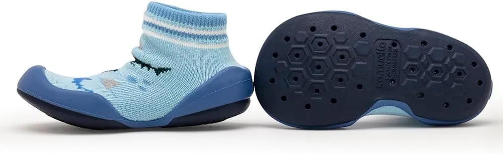 Komuello Baby & Toddler Shoe, Pull Up, First Walker, Flat, Non Slip, Soft Cotton, Premium Sock Shoes - Summer