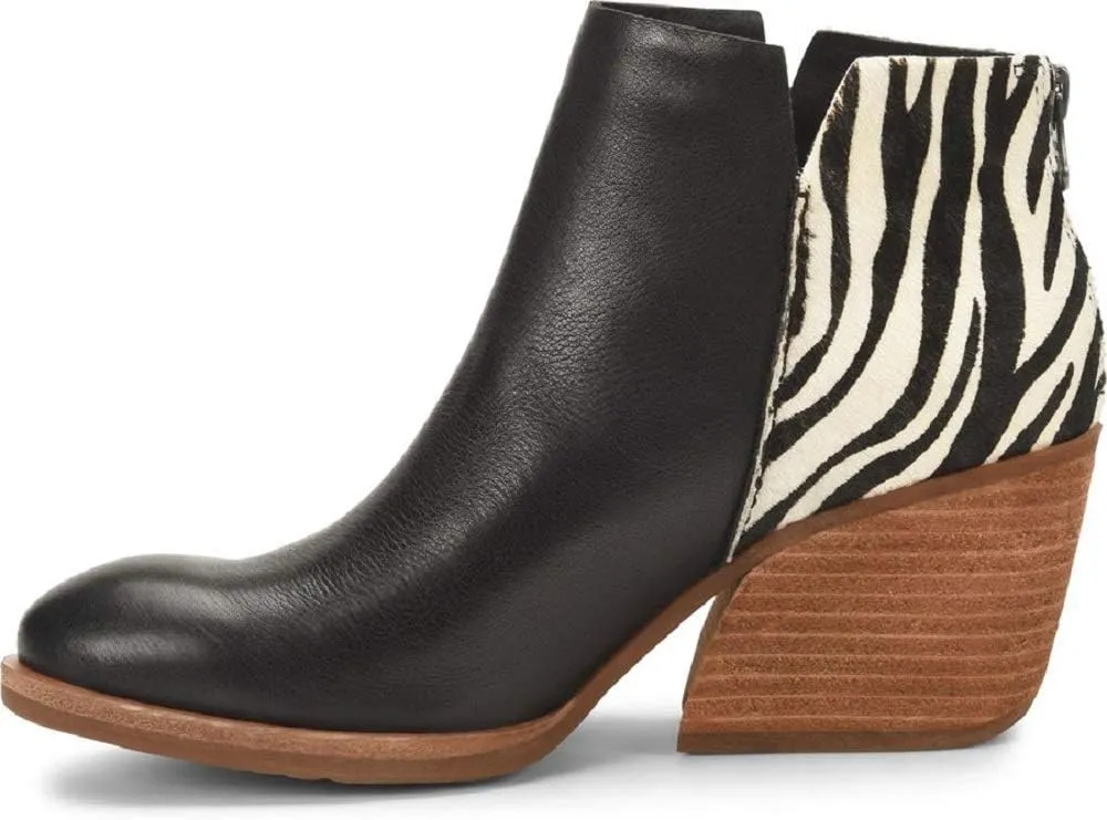 KORK-EASE Women's Chandra Stacked Wooden Heel Boot