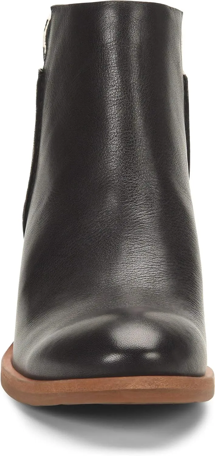 KORK-EASE Women's Chandra Stacked Wooden Heel Boot