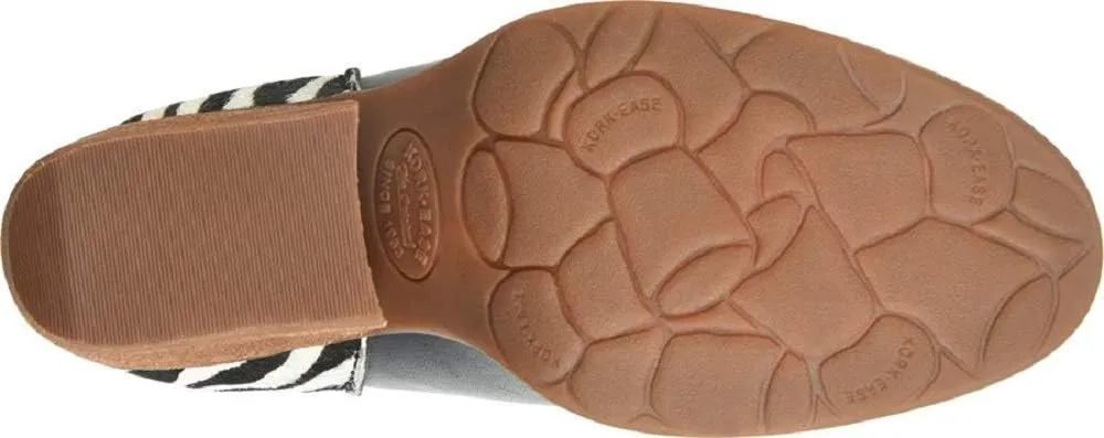 KORK-EASE Women's Chandra Stacked Wooden Heel Boot