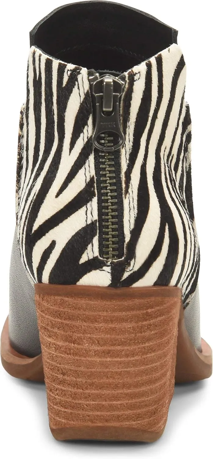 KORK-EASE Women's Chandra Stacked Wooden Heel Boot