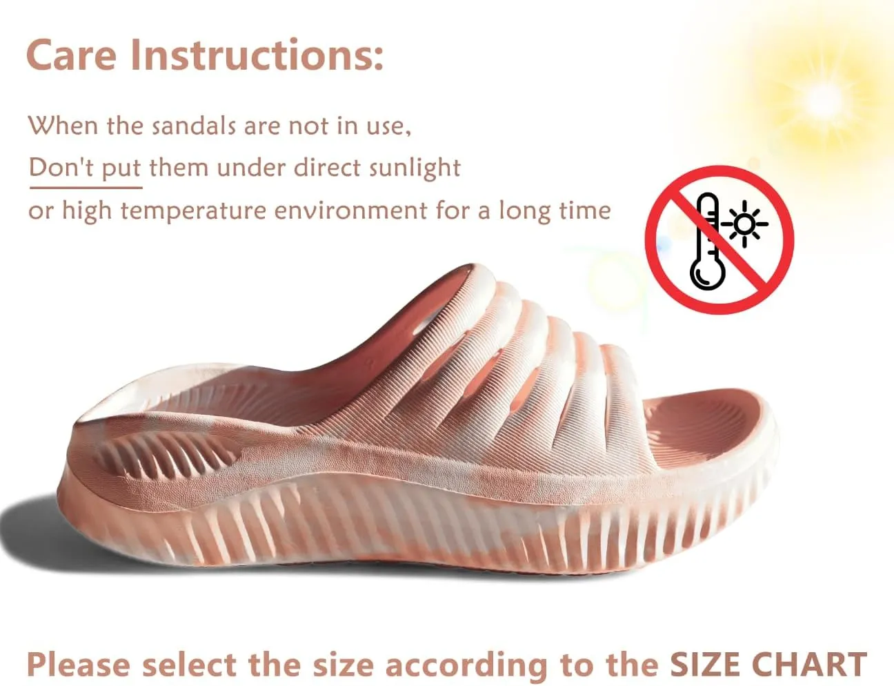 KuaiLu Womens Recovery Sandals With Comfortable Plantar Fasciitis Support,Ladies Orthotic Open Toe Sport Slides Thick Cushion Reduces Stress on Feet,Joints & Back Post-Exercise