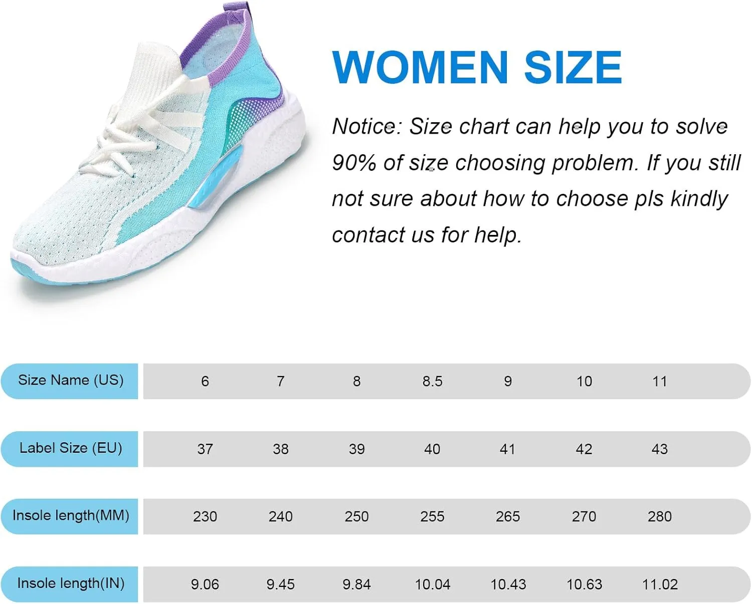 KUNWFNIX Womens Walking Tennis Shoes Slip On Memory Foam Lightweight Casual Sneakers Breathable Tennis Shoes for Gym Travel Work