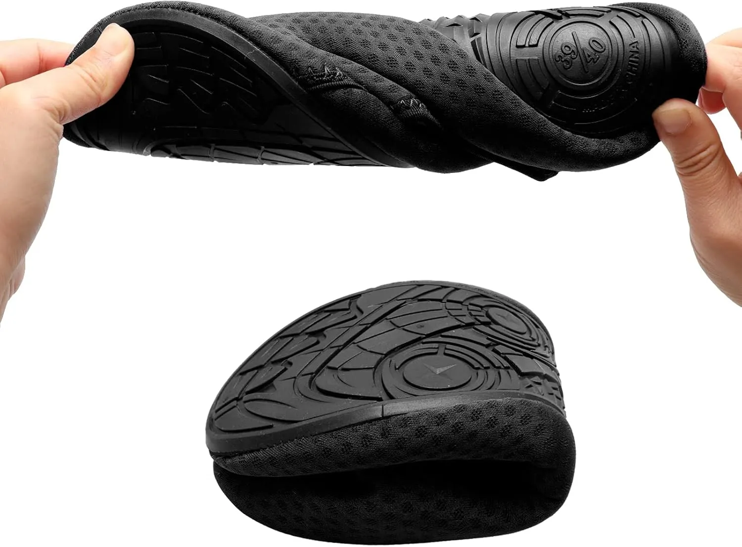 L-RUN Womens Mens House Slippers Indoor Home Shoes Warm Barefoot Slippers Outdoor House Shoes Anti-slip