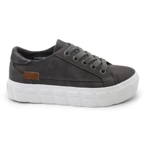 Lace - Up - Dark Blowfish Grey Vegan Trainer Malibu Low-priced Pump: SIDEKICK Suede Expedited delivery