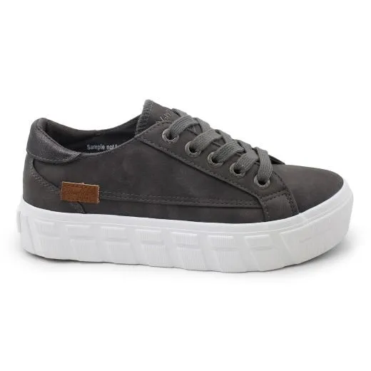 Lace - Up - Dark Blowfish Grey Vegan Trainer Malibu Low-priced Pump: SIDEKICK Suede Expedited delivery