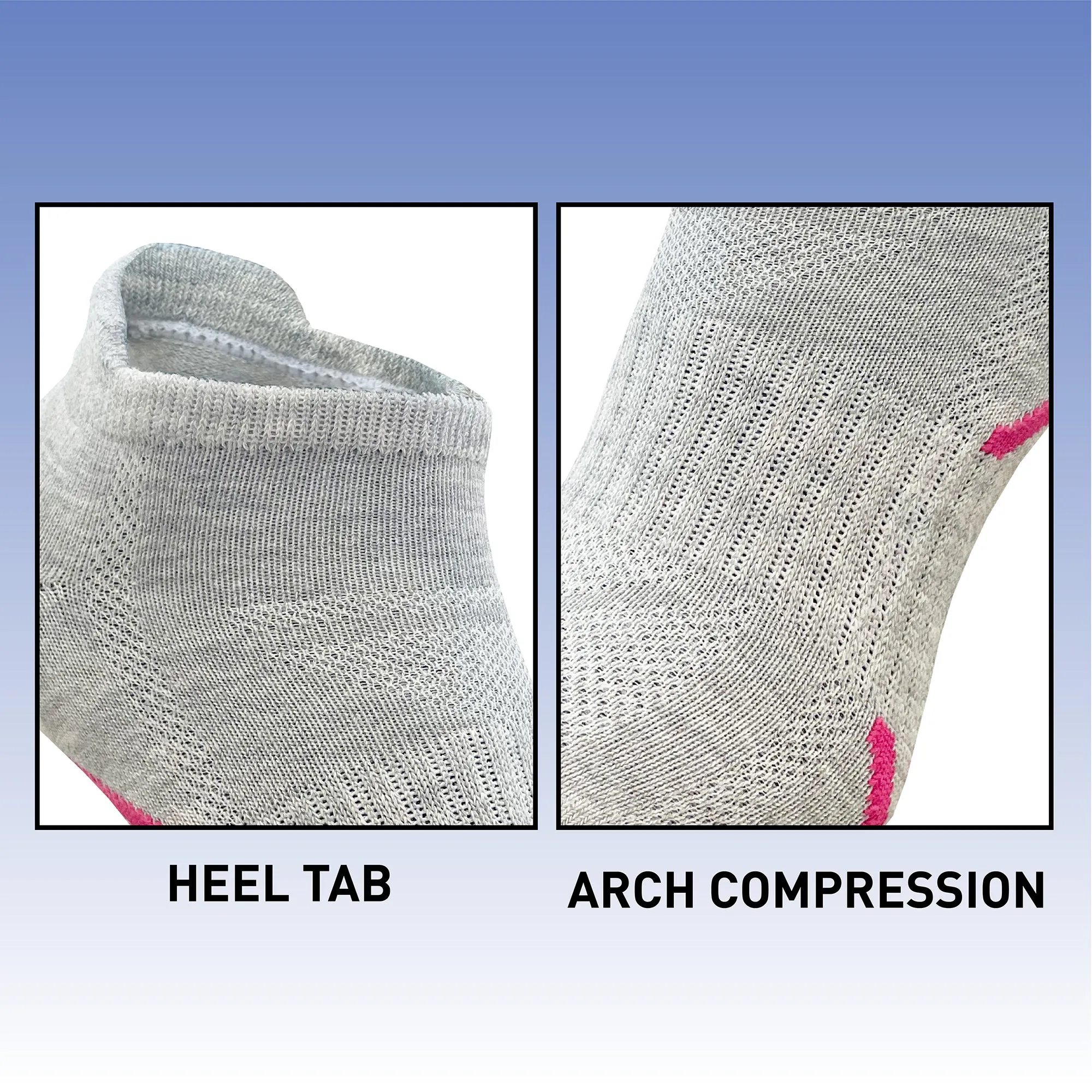 Ladies Trainer 5 Pack Liner Sports Socks Assorted