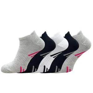 Ladies Trainer 5 Pack Liner Sports Socks Assorted