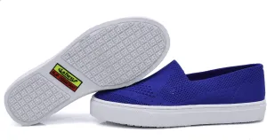 Laforst Jazz 3160 Womens Synthetic Slip Resistant Server Waitress Slip On Flats