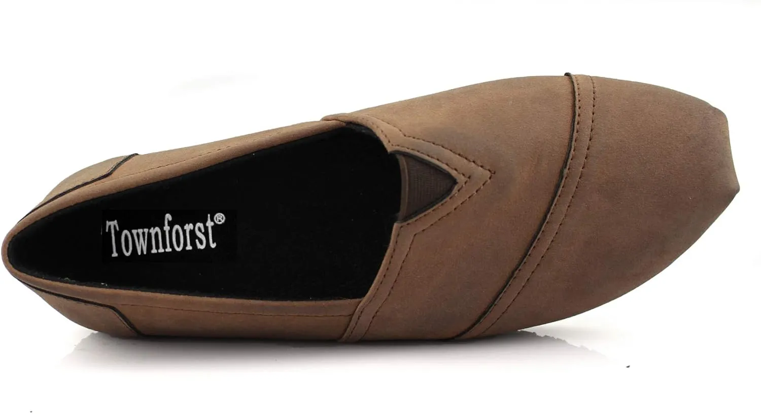 Laforst Women's Slip and Oil Resistant Non Slip Work Shoes Jess PU Slip-On Flat