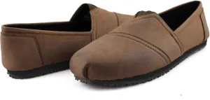 Laforst Women's Slip and Oil Resistant Non Slip Work Shoes Jess PU Slip-On Flat