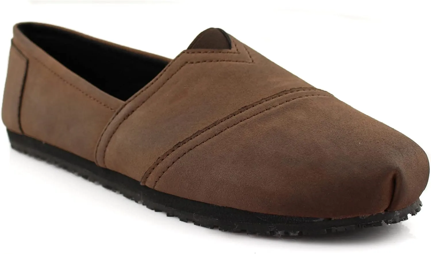 Laforst Women's Slip and Oil Resistant Non Slip Work Shoes Jess PU Slip-On Flat