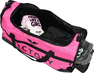 Large Breathable Duffle Bag for MMA Gear, Boxing Gear, Gym or other Sports (Pink)