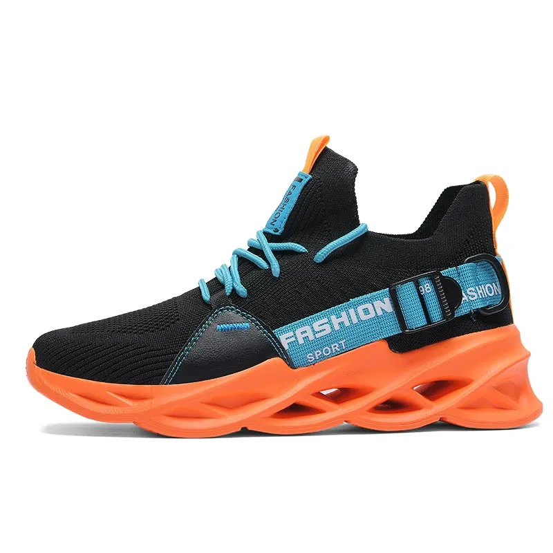 Large size breathable men's sports shoes for summer