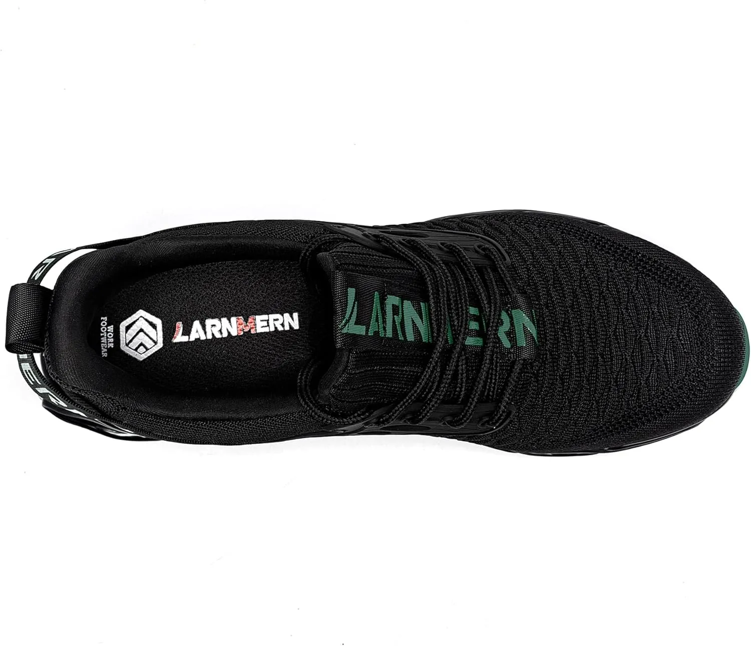 LARNMERN Steel Toe Shoes for Men Women Lightweight Comfortable Sneakers Breathable Indestructible Work Shoes