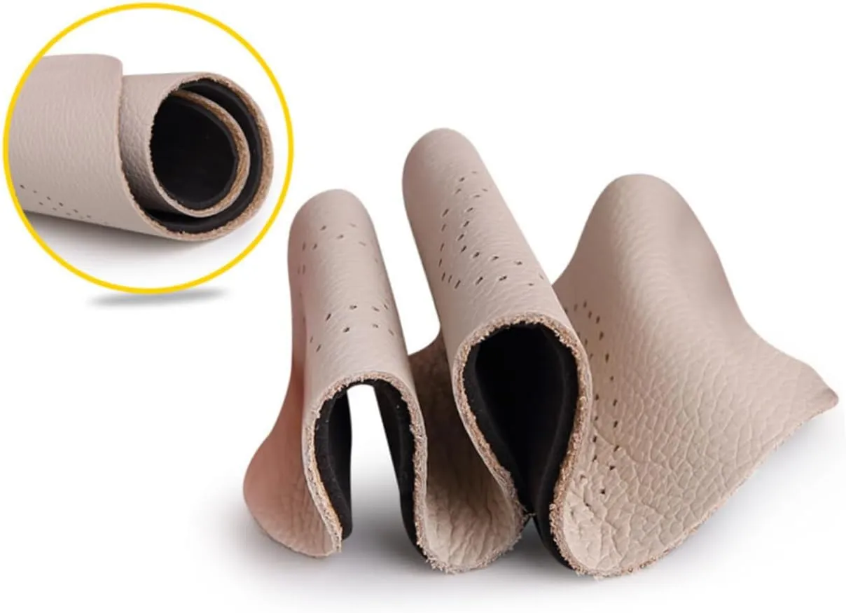 Leather Insoles for Sports Shoes Breathable Full Cowhide Material Insoles Men's Women's Size