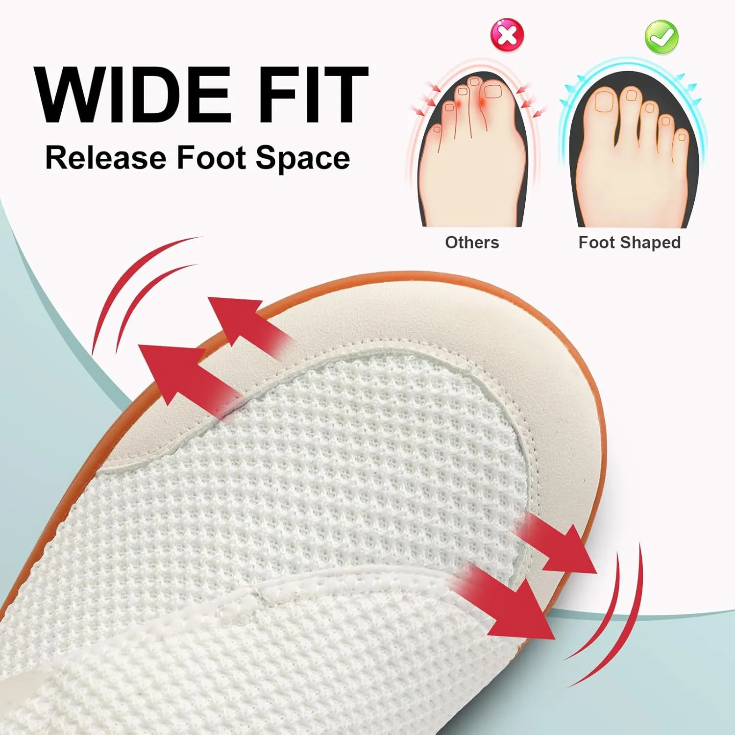 LeIsfIt Mens Walking Shoes Wide Diabetic Shoes Adjustable Barefoot Shoes Breathable Zero Drop Shoes Wide Width Arthritis Edema Shoes