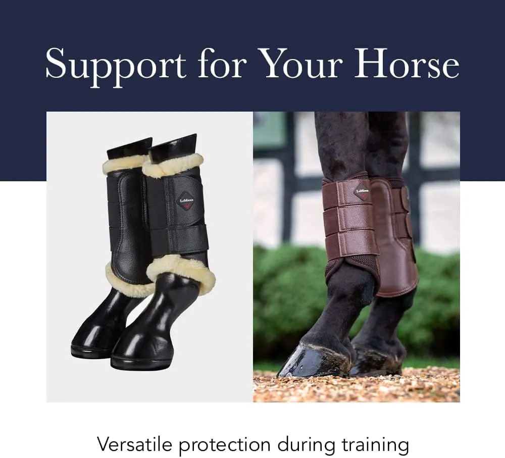 LeMieux ProShell Brushing Horse Boots - Protective Gear and Training Equipment - Equine Boots, Wraps & Accessories