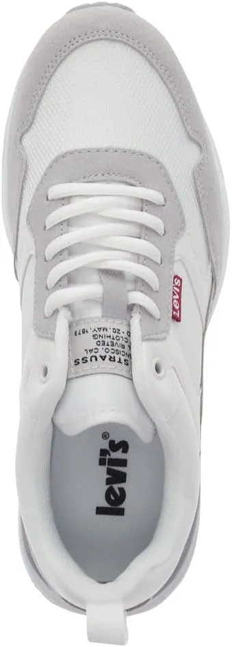 Levi's Womens Oats 2 Synthetic Leather Casual Trainer Sneaker Shoe