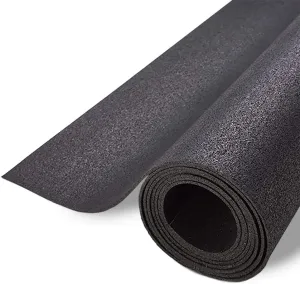 LifeSpan Fitness Exercise Large Black Equipment Mat for Under Treadmill, Rowing Machine, Elliptical, Fitness Equipment, Home Gym Floor Protection