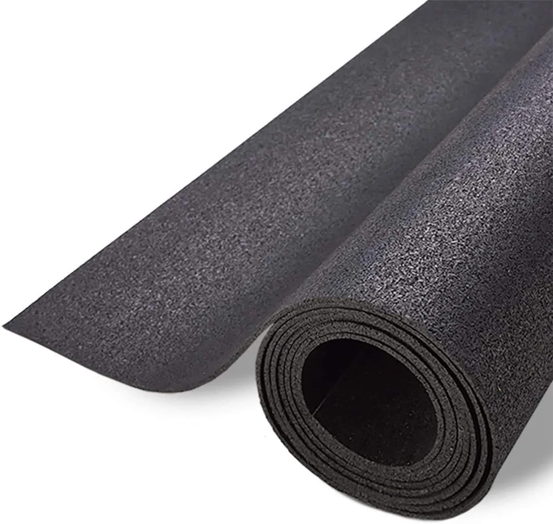 LifeSpan Fitness Exercise Large Black Equipment Mat for Under Treadmill, Rowing Machine, Elliptical, Fitness Equipment, Home Gym Floor Protection