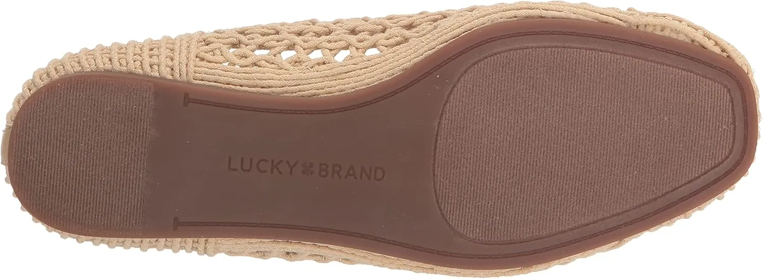 Lucky Brand Women's Avelly Macrame Flat Ballet