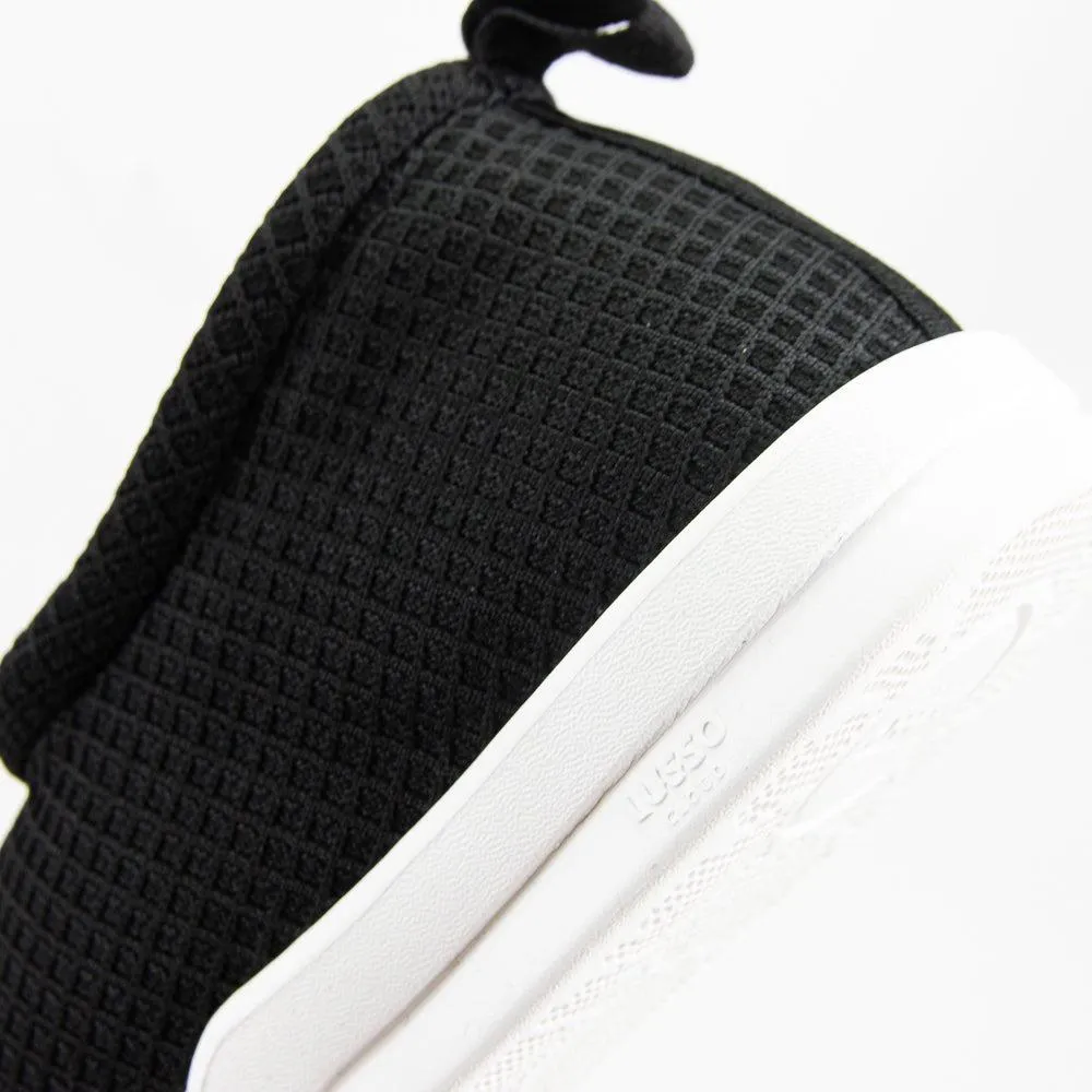 Lusso Cloud Guru Shearling Jet Black Lily White Sneaker Shoe Trainer