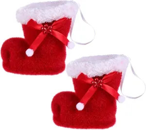 Luxshiny Unique Candy Shoes Bag Christmas Party Decorations Xmas Present Bag for Boys and Girls