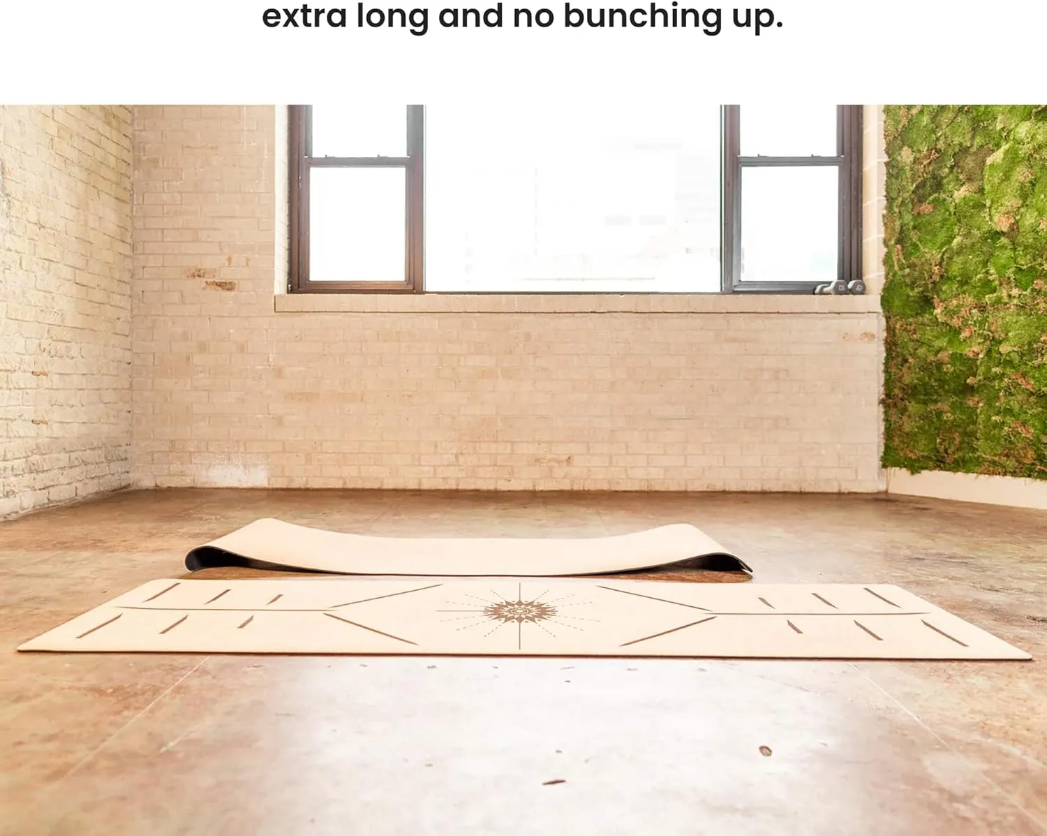 Luxury Cork Yoga Mat - Non Slip, Extra Thick Grip. Thicker, Longer, and Wider for More Comfort and Support. Tough Enough For Hot Yoga. Natural, Non Toxic, and Eco Friendly. Optional Alignment Lines.
