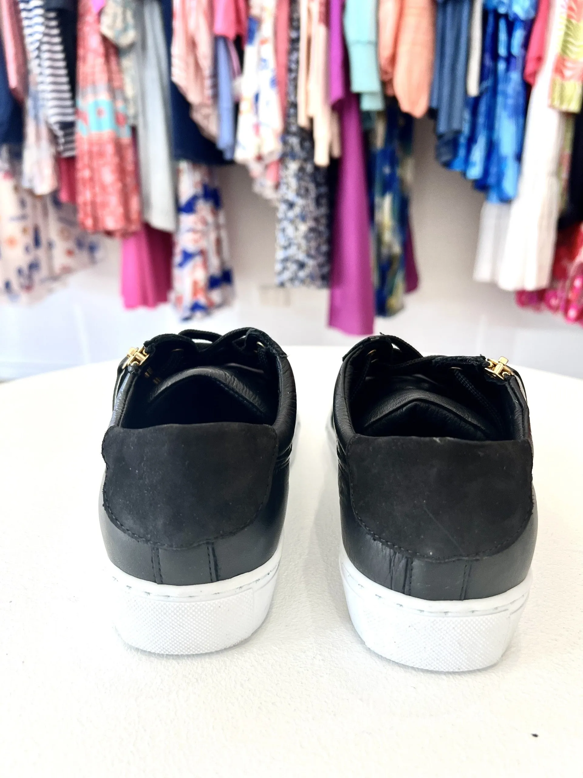 MACY TURKISH LEATHER LACE UP || BLACK
