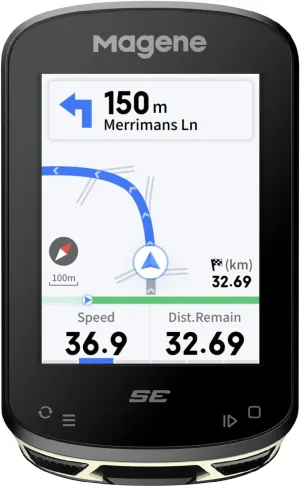 Magene C506SE Wireless GPS Bike Computer - 2.4" Color Screen, Route Navigation, Bluetooth & WiFi, Fast 5s Positioning, Supports 9 Cycling Devices