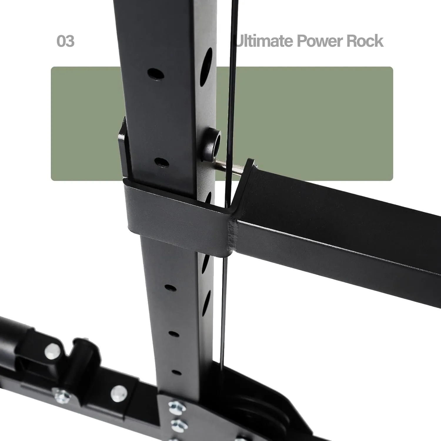 MAJOR FITNESS Drone1 Power Cage - Multi-Function Power Rack for Home Gym, Squat Rack with Pull-up Bar, Cable Crossover System, J-Hooks, for Strength Training, Heavy-Duty Steel Construction