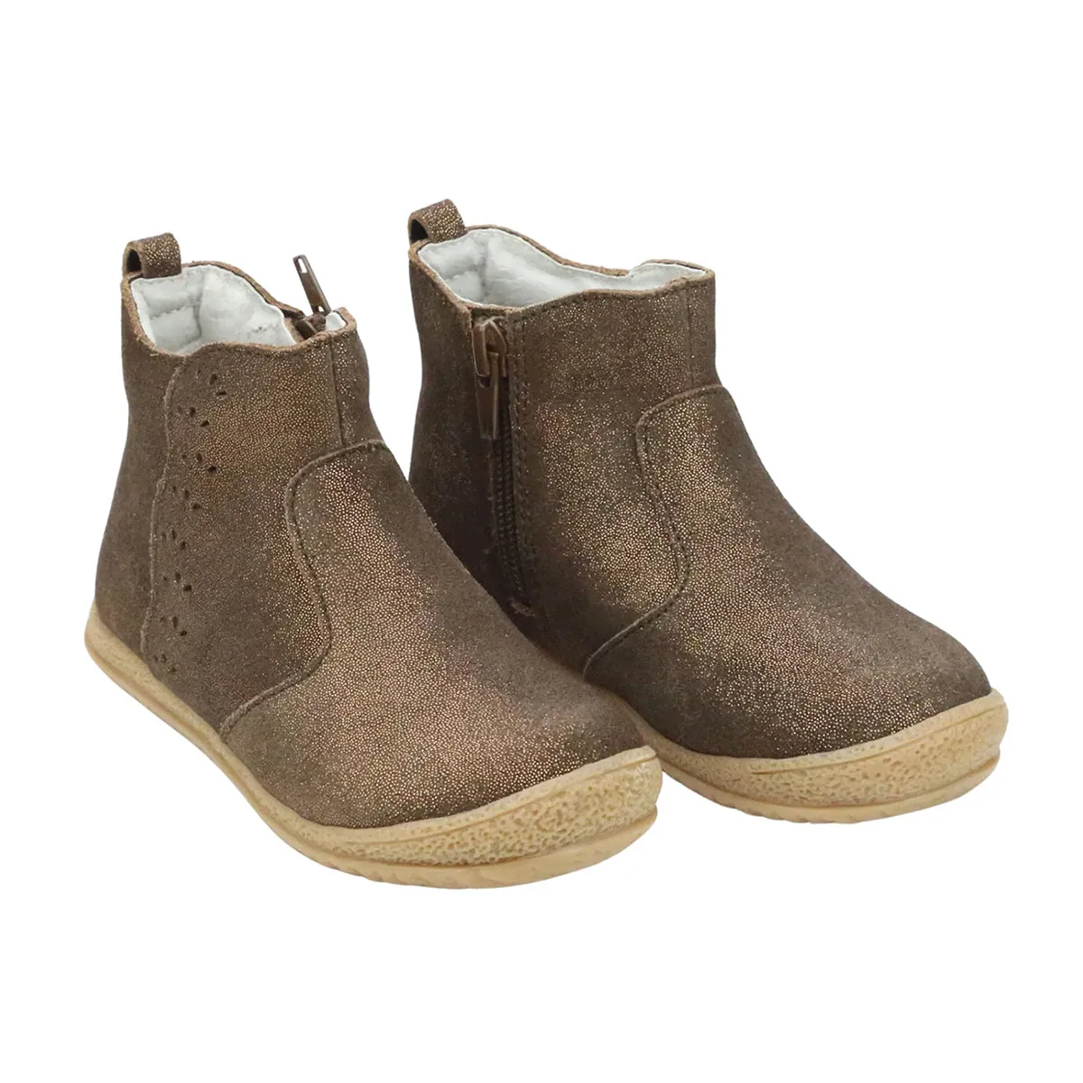 Marla Brown Shimmer Perforated Boot