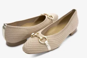 Marmi Shoes Women's Vaneli Tilia - Ecru Stretch Knit