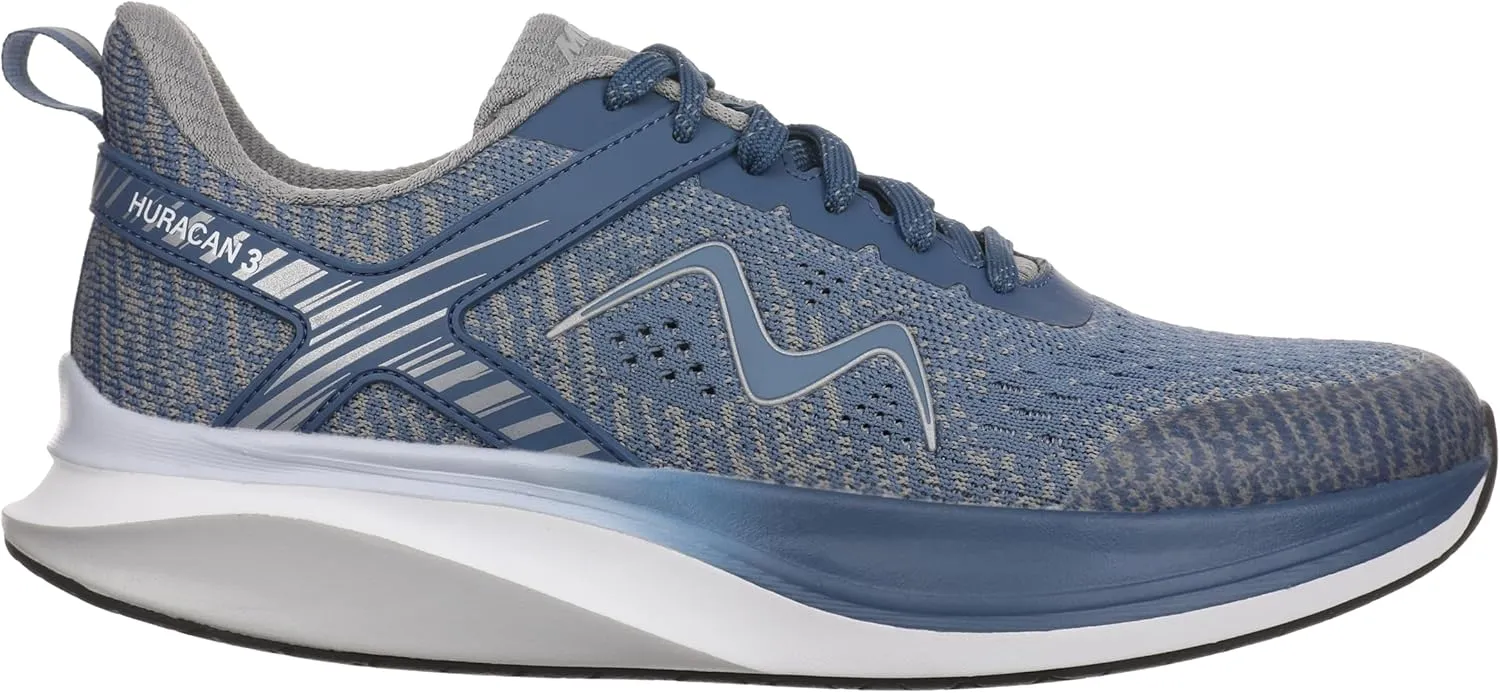 MBT Huracan 3 Lace Up Running Shoes in Navy for Men