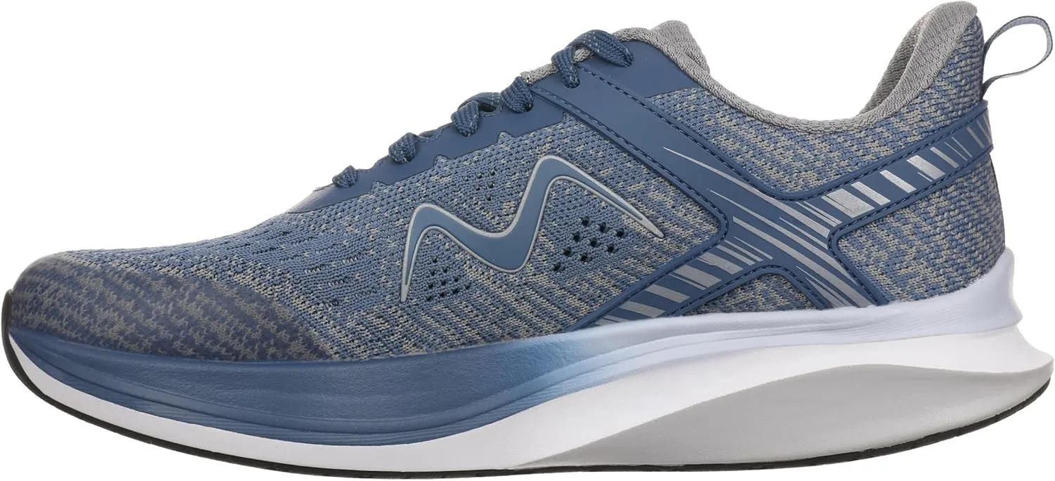 MBT Huracan 3 Lace Up Running Shoes in Navy for Men