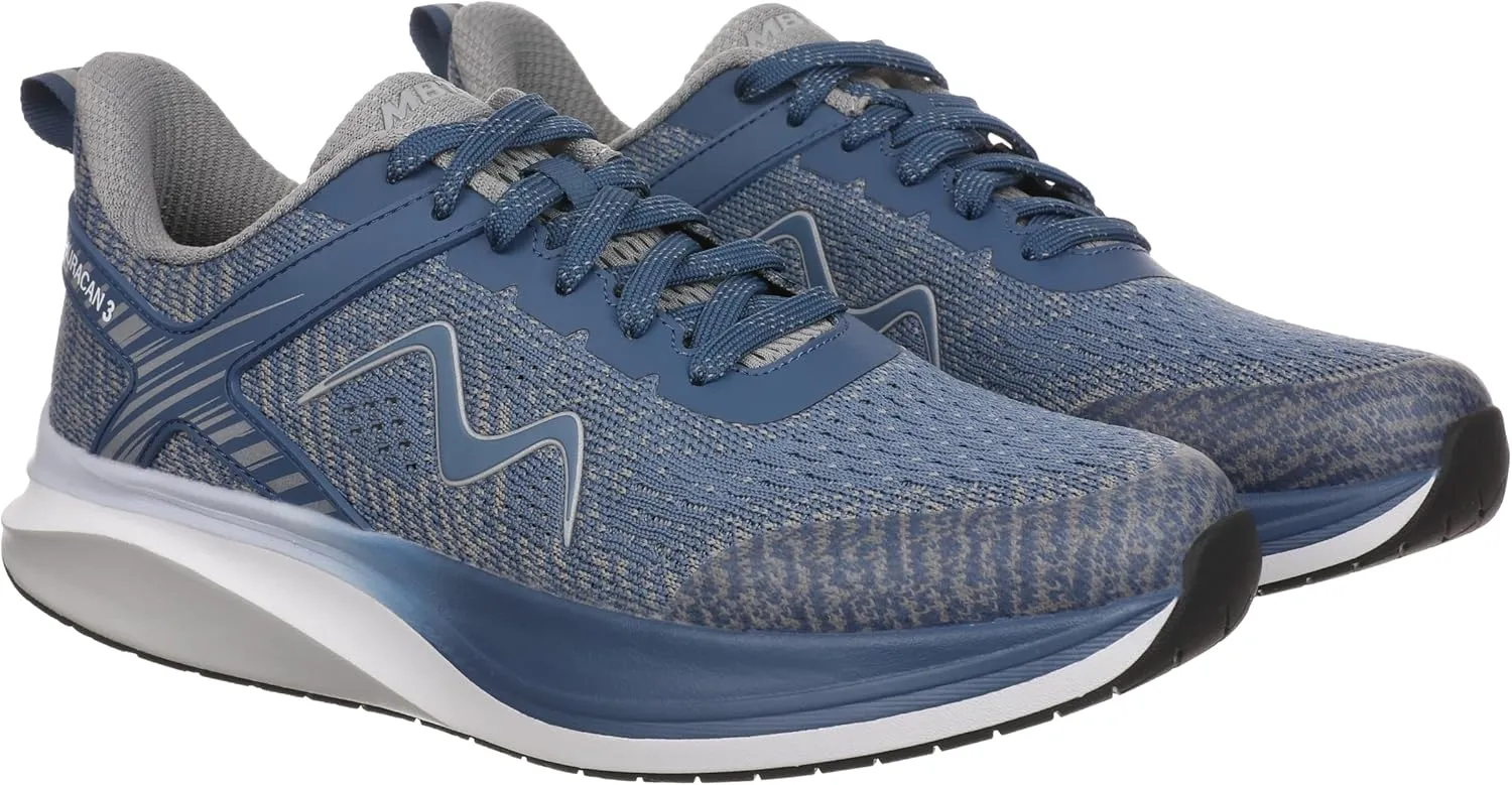 MBT Huracan 3 Lace Up Running Shoes in Navy for Men