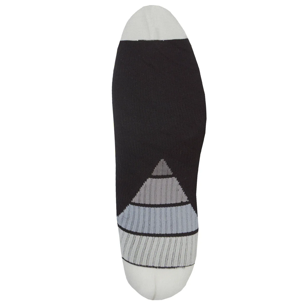 Mens 1 Pair Compression Knee High Sport Socks - Grey