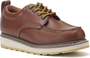 Men's 4" Soft Toe SureTrack Leather Slip Resistant Durable Breathable Oxford Work Boots Shoes 82994