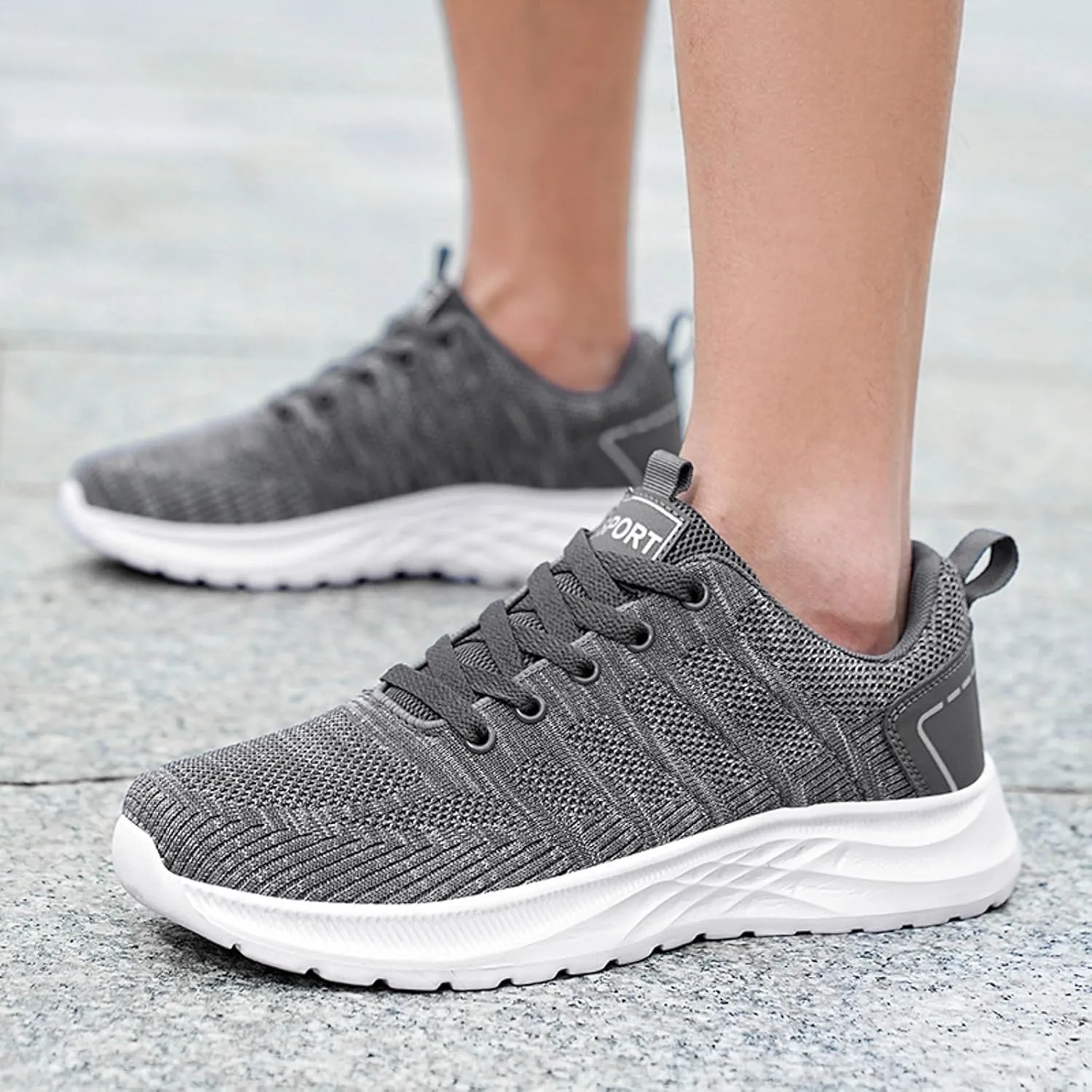 Men's Arch Support Workout Shoes Recovery Air Athletic Running Tennis Shoe Fashion Lightweight Sneakers for Men